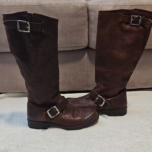 Frye Chestnut Tall Brown Boot Sz 6